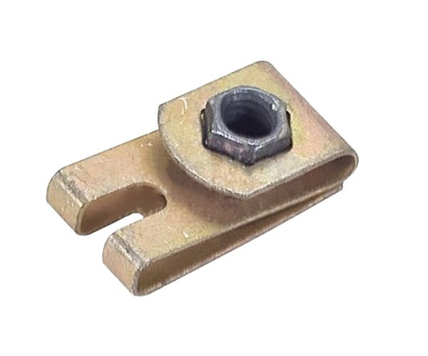 Boeing BACN10R10L Steel Nut, Plain, Slotted, Hexagon