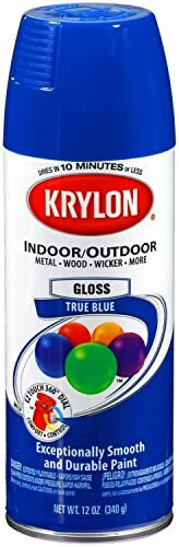 KRYLON® 1910 Industrial ACRYLI-QUIK™ OSHA Safety Blue Acrylic Lacquer Paint - 340 Gram (12 oz) Aerosol Can