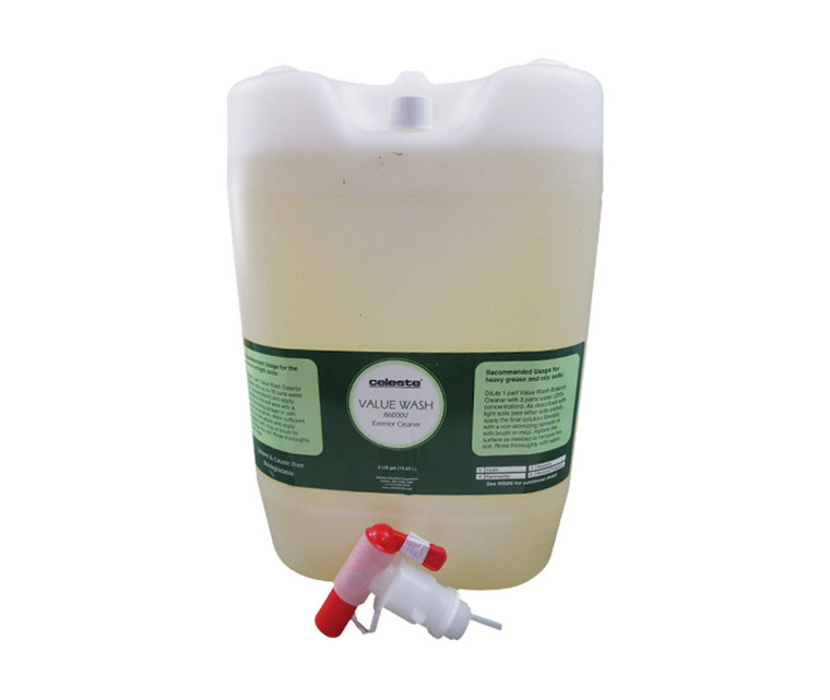Celeste® SP-86000V/5 VALUE WASH® Liquid Concentrate Exterior Cleaner - 5 Gallon Pail