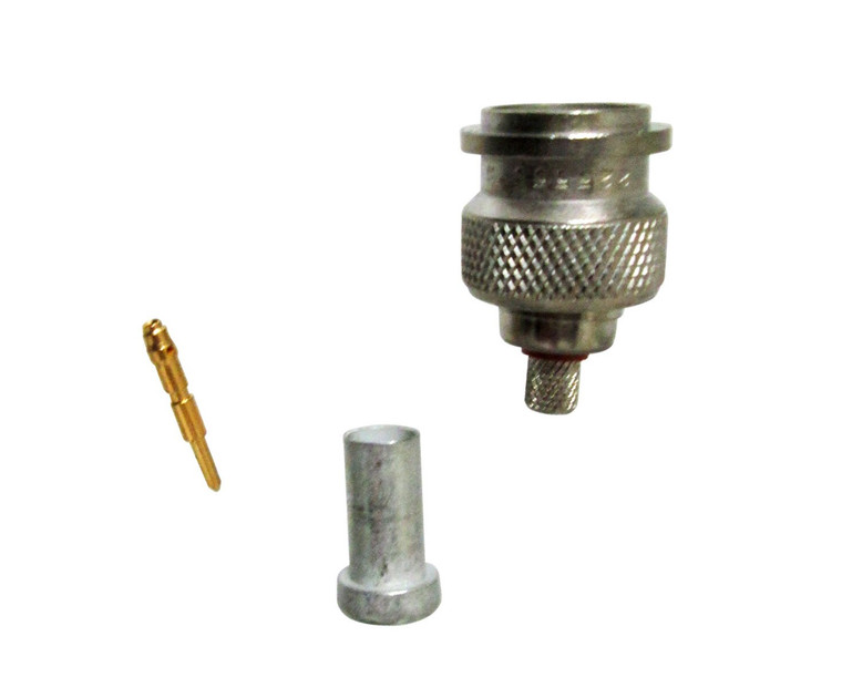 TE Connectivity 225555-6 TNC Male - Dual Crimp - Rg142 - 400 - Weatherproof - Nickel - 100/Pack