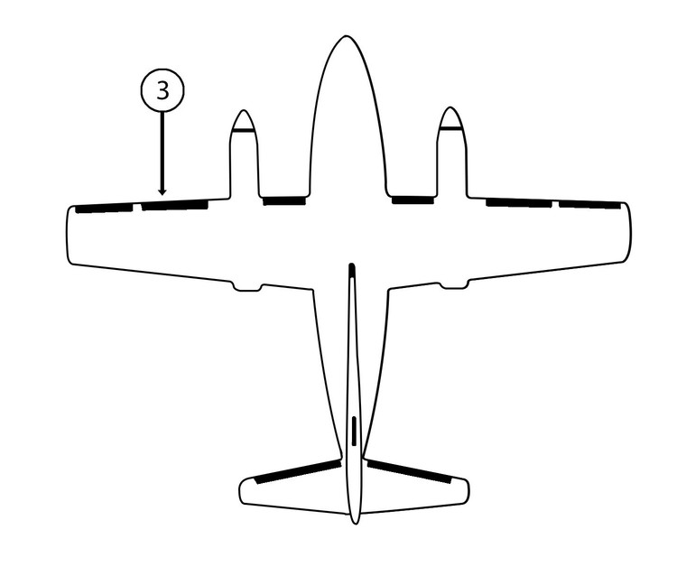 GOODRICH P29S7D5135-27 FASTboot® Embraer 120 LH Nacelle - Break De-Ice Boot