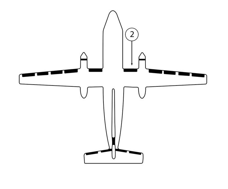 GOODRICH P29S7D5152-18 FASTboot® DeHavilland DHC-8 RH Fuselage - Nacelle De-Ice Boot