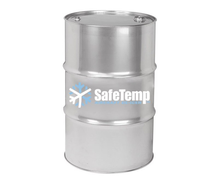 SafeTemp® ES Plus 410055255 Orange SAE AMS 1424M Type I (55/45% Mix) Aircraft Deicing Fluid - 55 Gallon Drum