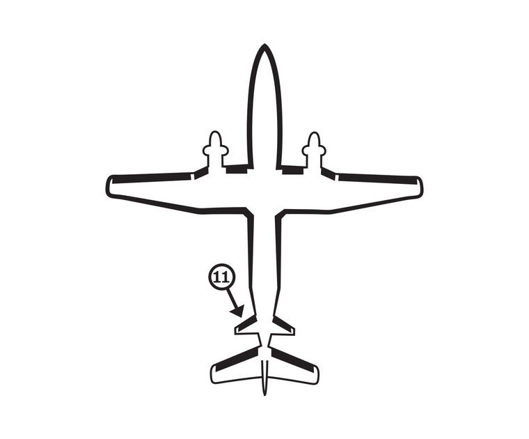 GOODRICH P29S7D5137-15 FASTboot® Raytheon Beechcraft 1900 & 1900C LH Stabilon De-Ice Boot