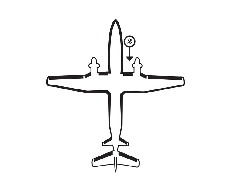 GOODRICH P29S7D5137-22 FASTboot® Raytheon Beechcraft 1900C & 1900D RH Fuselage - Nacelle De-Ice Boot