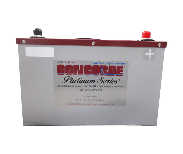 Concorde RG-350 24-Volt Helicopter Turbine Aircraft Battery