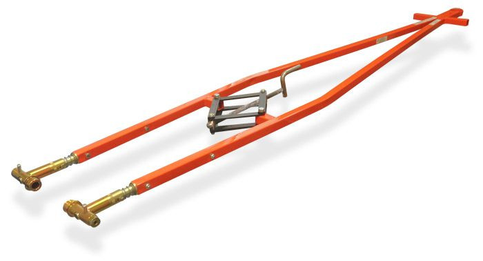 Brackett TH-6R Orange 74" Long 4000 lb Capacity Towbar with Ring Hitch