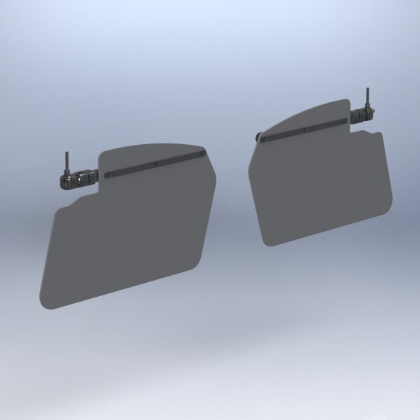 Rosen RPF-300-3 Piper PA-34-200 & 220 Seneca NSA FAA-STC'd Complete Sunvisor System Kit
