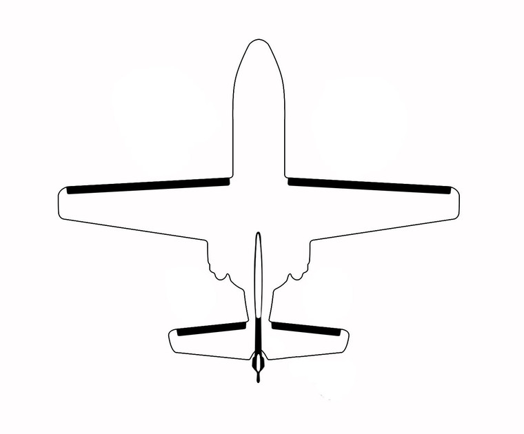 GOODRICH 29S4D5244-16 Cessna 525A RH Horizontal Stabilizer De-Ice Boot