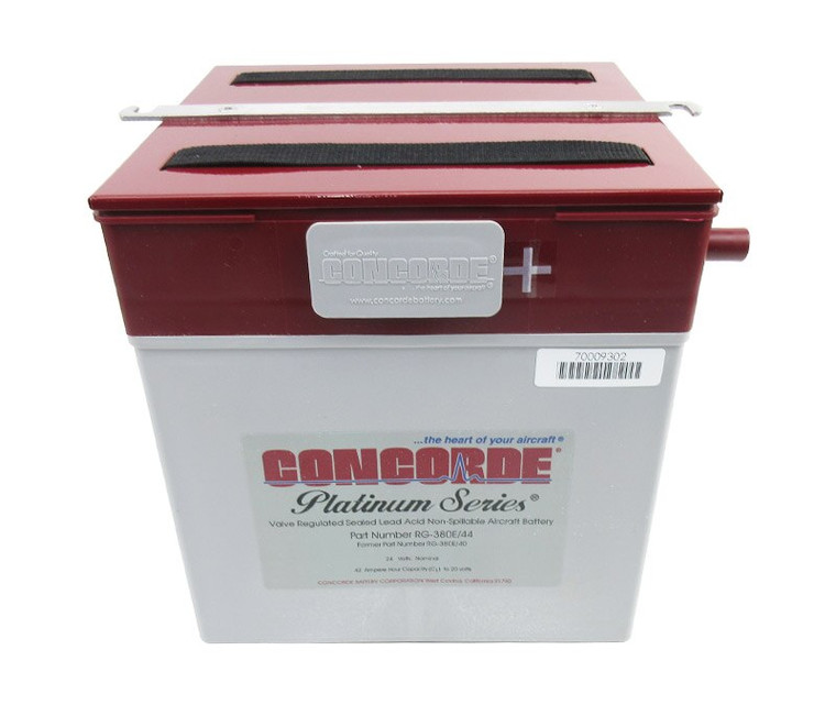 Concorde RG-380E/44 24-Volt Turbine Starting Aircraft Battery