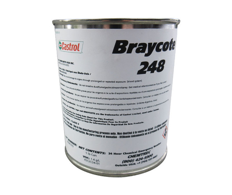 Castrol® Braycote™ 248 MIL-C-11796C Class III Spec Corrosion Preventive Compound - 1 lb Can