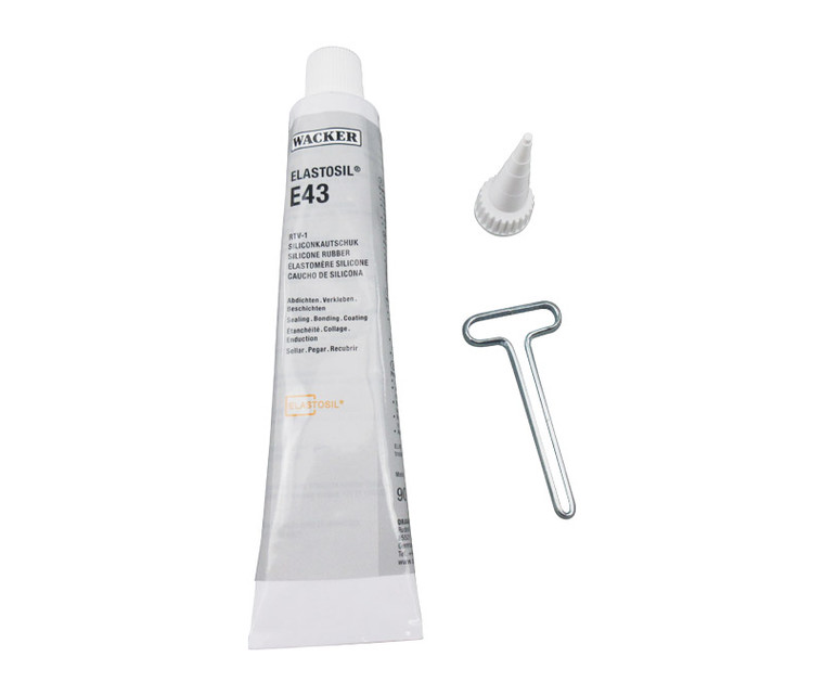 ELASTOSIL® E43 Transparent RTV-1 Silicone Rubber - 90 mL Tube