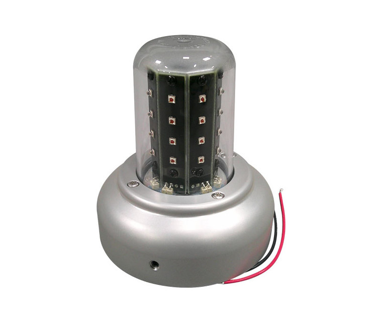WHELEN® 01-0771080-55 Model 7108055 Red 14-Volt 3.75" Mount & Flying Leads LED Anti-Collision Beacon