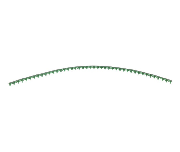 Military Specification M22529/2-5C-85 Green/Gray Composite Edging Grommet - 12.75" Cut Length