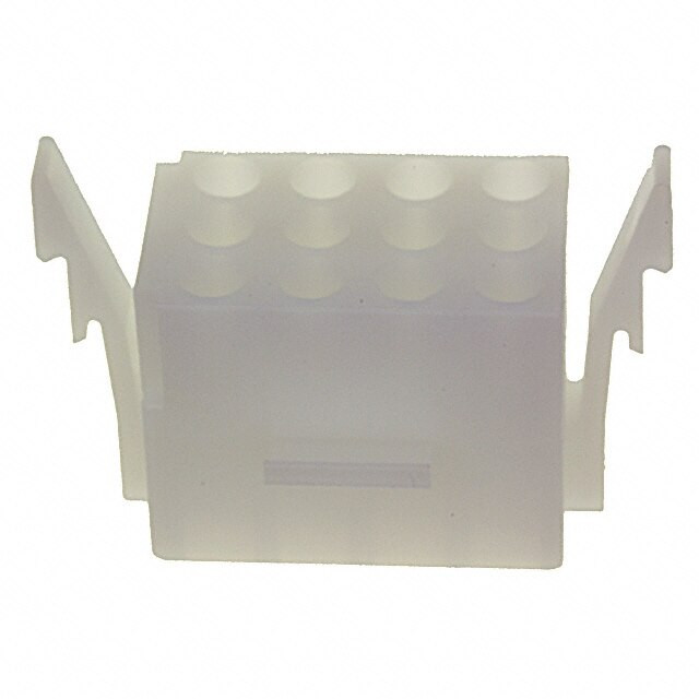 TE Connectivity 1-480275-0 Natural Connnector Housing PL 12 POS 5.08mm ST Panel Mount - 5/Pack