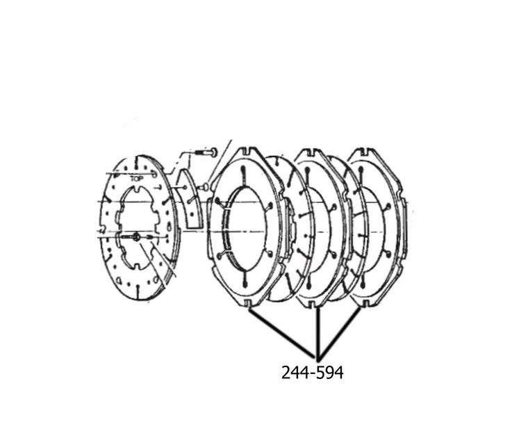 GOODRICH 244-594 Carrier & Lining Assembly