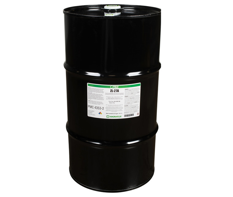 MAGNAFLUX® 01-3187-30 ZYGLO® ZL-27A Level 3 Post Emulsifiable Fluorescent Penetrant - 20 Gallon Drum