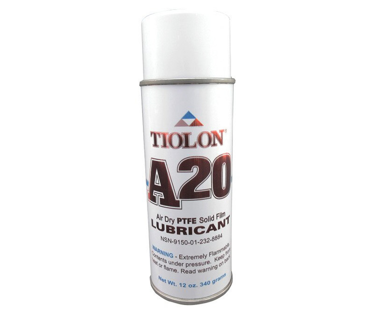 TIODIZE® TIOLON® 20 White Teflon® Air Dry Solid Film Lubricant - 12 oz Aerosol Can