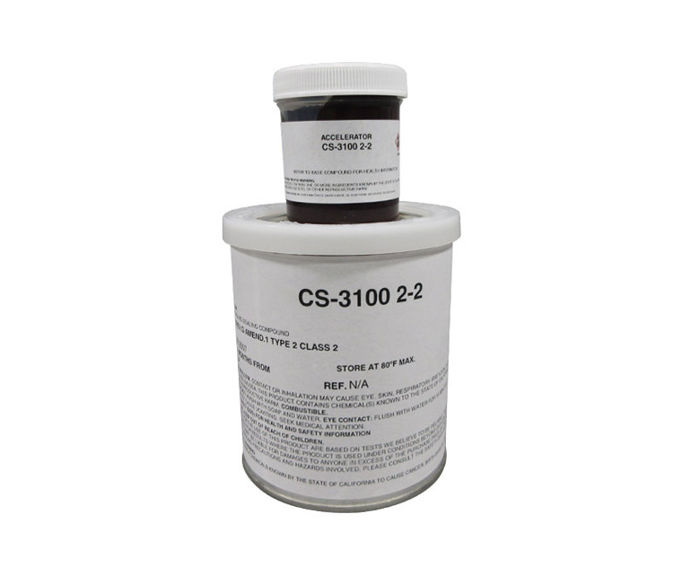 Flamemaster CS 3100 Type 2 Class 2 MIL-PRF-8516G Amend. 1 Spec Potting Compound - Quart (24 fl oz) Can Kit