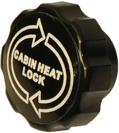 McFarlane Aviation 6661 Cabin Heat Lock Fluted Knob