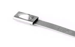 HellermannTyton MBT14S-S Stainless Steel Cable Tie - 14.3" - 150-202lbs - 100/Pack