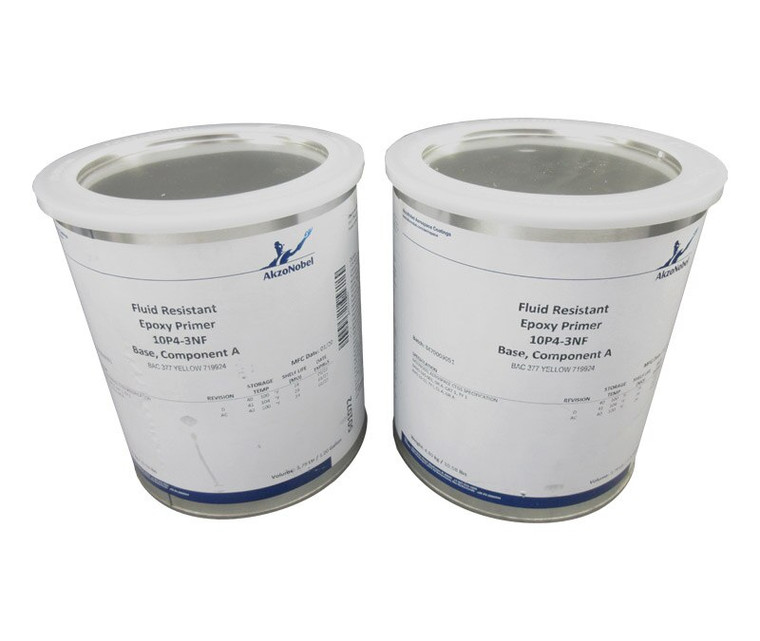 AkzoNobel 10P4-3NF/EC-117 BAC377 Yellow BMS 10-11 Type I, Class A, Grade A Spec Structural Corrosion & Chemical Resistant Epoxy Primer - 2 Gallon Kit