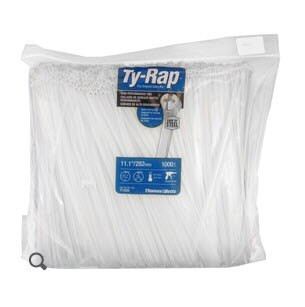 Ty-Rap® TY24M Natural 6" Cable Tie - Pack of 1000