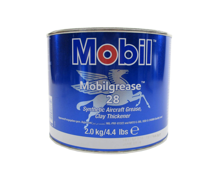 Mobilgrease™ 28 MIL-PRF-81322G Spec Synthetic Aircraft Grease - 4.4 lb Can