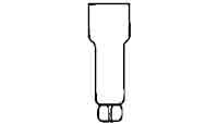 TE Connectivity 34304 Terminal Closed End Splice - AWG 22-14 - Insulation Max 3.96mm