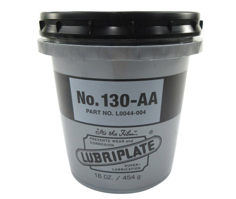 LUBRIPLATE® L0044-004 No. 130-AA Beige NLGI Grade 1 Multi-Purpose Calcium Grease - 425 Gram (15 oz) Tub