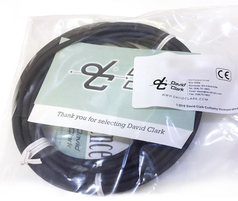 David Clark 40892G-01 Cable Assembly - Radio 20' C98-20Rd