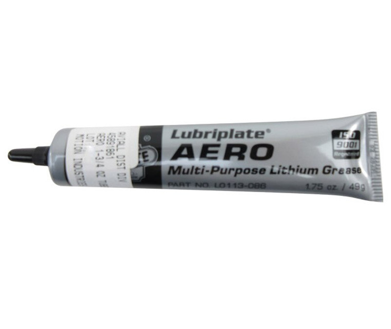 LUBRIPLATE® L0113-086 Aero White NLGI Grade 1 Multi-Purpose Lithium Grease - 49 Gram (1.75 oz) Tube