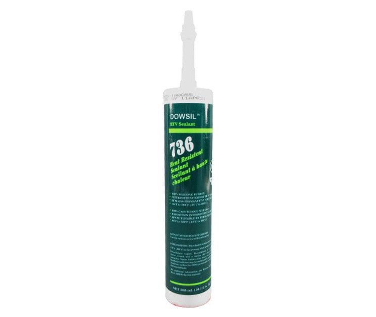DOWSIL™ 736 Red Heat Resistant Sealant - 300 mL (10.1 oz) Cartridge