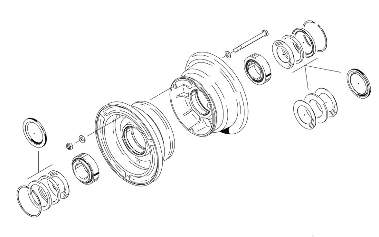 Cleveland Wheel & Brake 40-76E Wheel Assembly