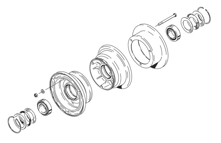 Cleveland Wheel & Brake 40-406 Wheel Assembly