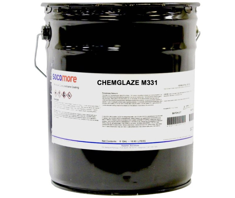 CHEMGLAZE® M331 Part-A Black Polyurethane Anti-Erosion Coating - 5 Gallon Pail