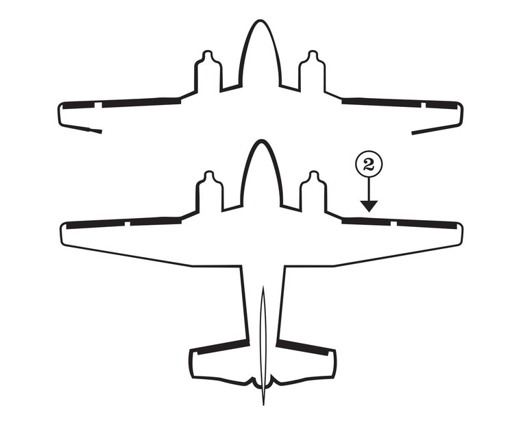 GOODRICH P25S7D5064-04 FASTboot® Raytheon Beechcraft C90, E90 & H90 RH Wing De-Ice Boot