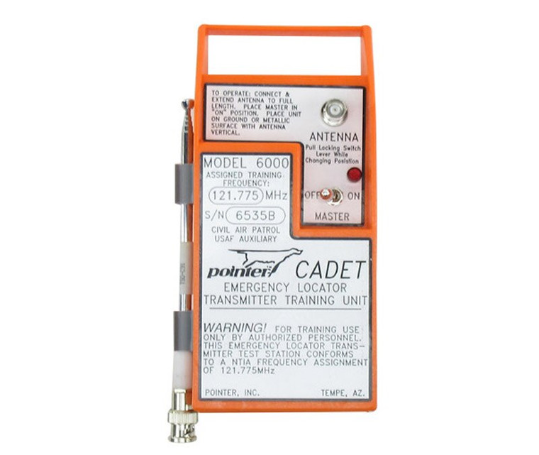 Pointer Cadet 6000 Training Beacon Practice 121.775 Mhz Emergency Locator Transmitter