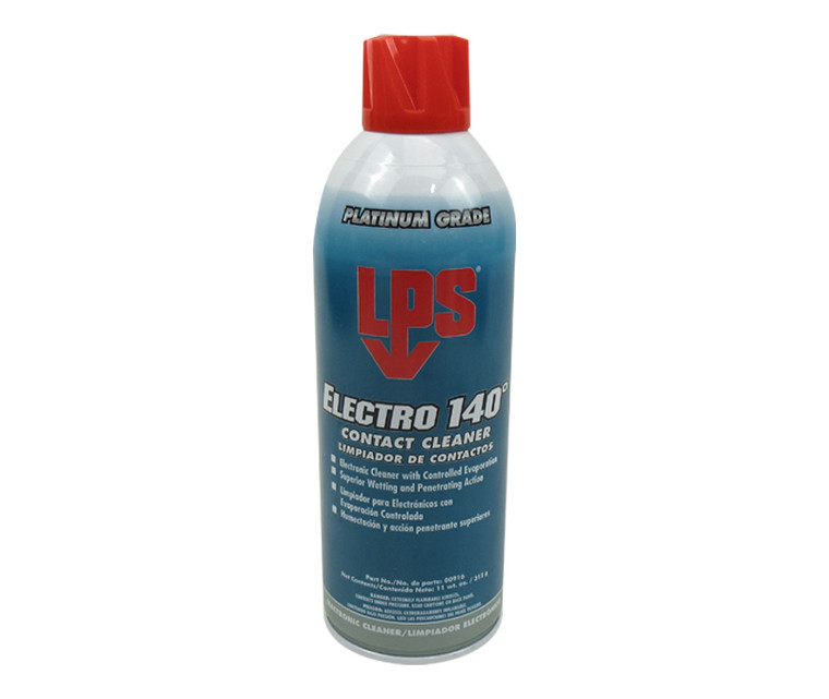 LPS® 00916 Electro 140° Clear High Flash Point Low Odor Contact Cleaner - 11 oz Aerosol Can