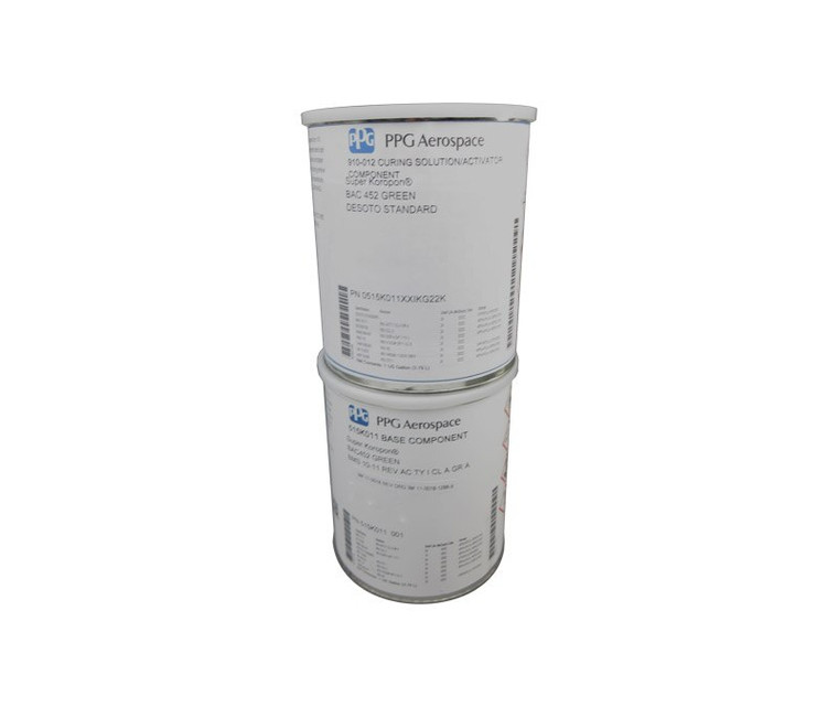 PPG® Super Koropon® 515K011 Green BAC 452 BMS 10-11AC TY I, CL A, GR A Spec Epoxy Primer - Gallon Kit
