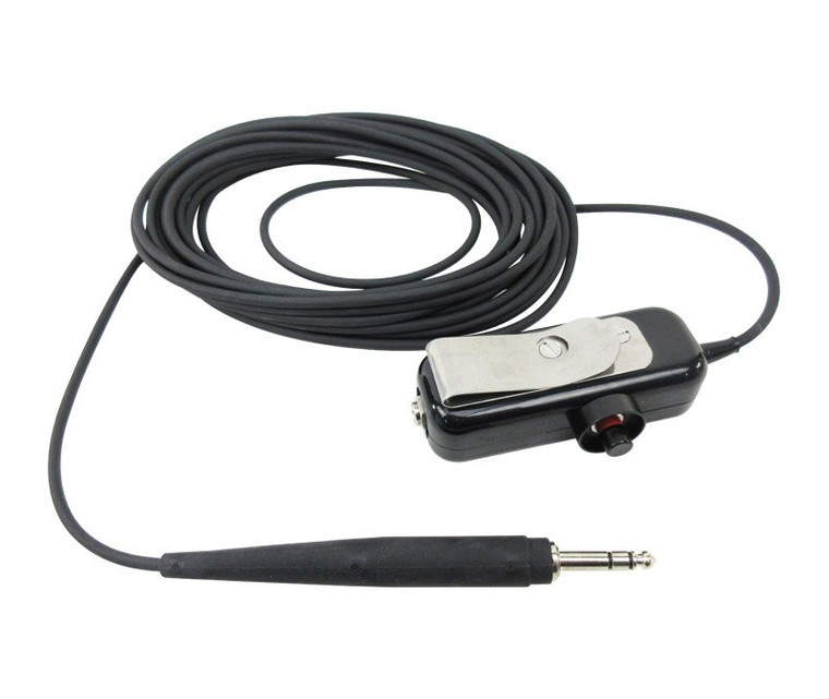 David Clark 04016G-11 Model C35-30 Black 8' Coil Cord H3530/H3531 Headset Belt Station