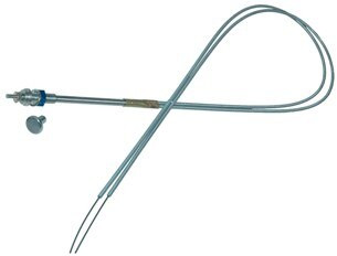 McFarlane Aviation MCC101D048-RC FAA-PMA Non-Locking Choke Control for Dual Carburetor - Clear Knob - 4 Foot