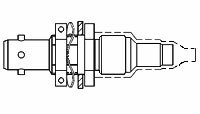TE Connectivity DK-621-0434-1S Data Bus Connector - Mil Std 1553