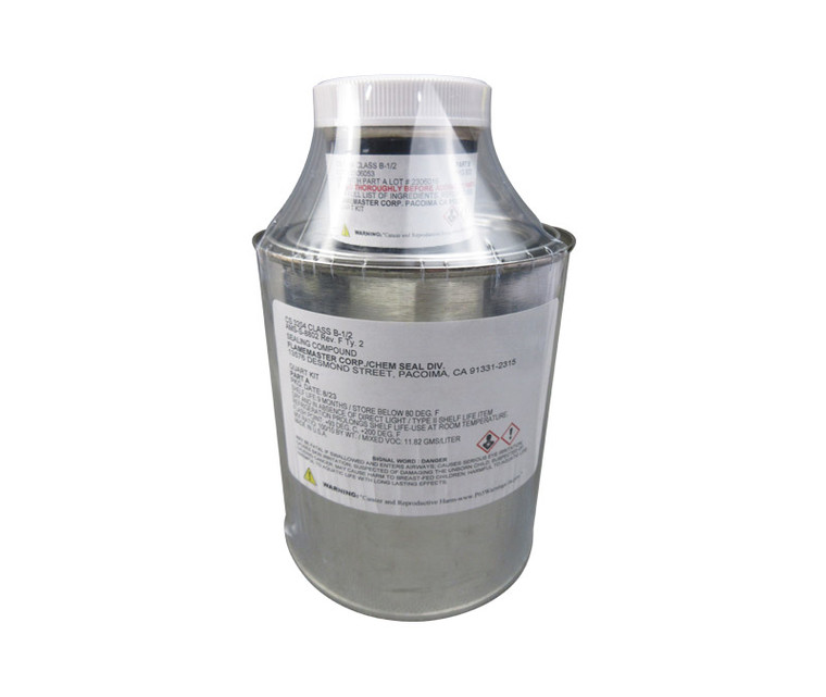 Flamemaster CS 3204 B-1/2 Gray AMS-S-8802 Type 2 Spec Integral Fuel Tank Sealant - Quart (24 fl oz) Can Kit