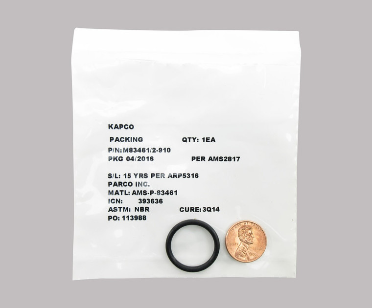 Military Specification M83461/2-910 O-Ring