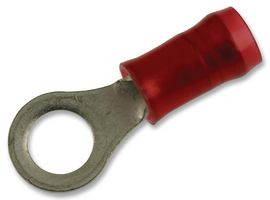 TE Connectivity 36154 Red PIDG Ring Tongue Terminal 16-22AWG - 50/Pack