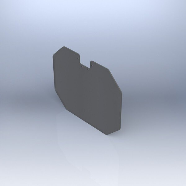 Rosen RL-200-1 Bombardier LearJet Model 20 thru 30 Gray Replacement Sunvisor System Lens Only