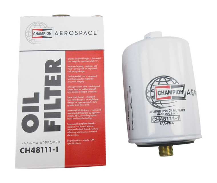 Champion Aerospace CH48111-1 Aircraft Oil Filter
