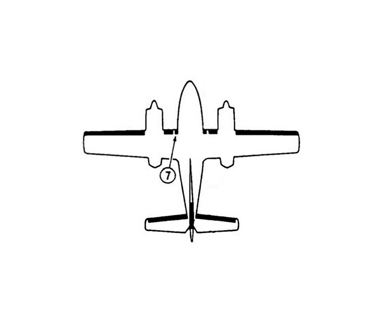 GOODRICH P27S-7D5070-33 FASTboot® Cessna 404 LH Fairing De-Ice Boot