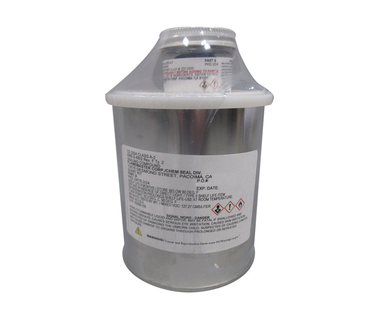 Flamemaster CS 3204 A-2 Gray AMS-S-8802 Type 2 Spec Integral Fuel Tank Sealant - Quart (24 fl oz) Can Kit